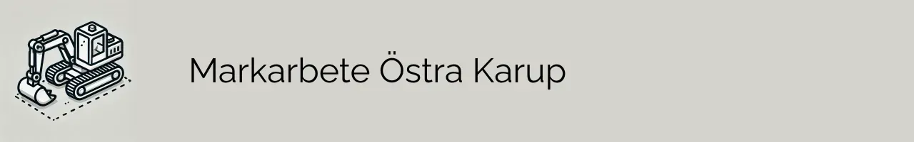 Markarbete Östra Karup